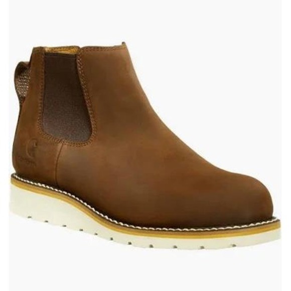 Carhartt Other - Carhartt Mens Brown Leather Wedge Sole Chelsea Boots FW5033-M Size 12M